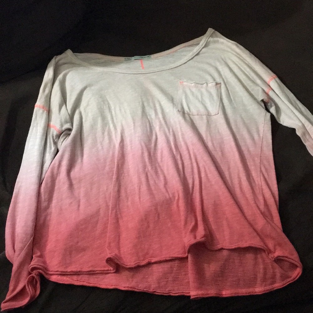 Ombré long sleeve t-shirt